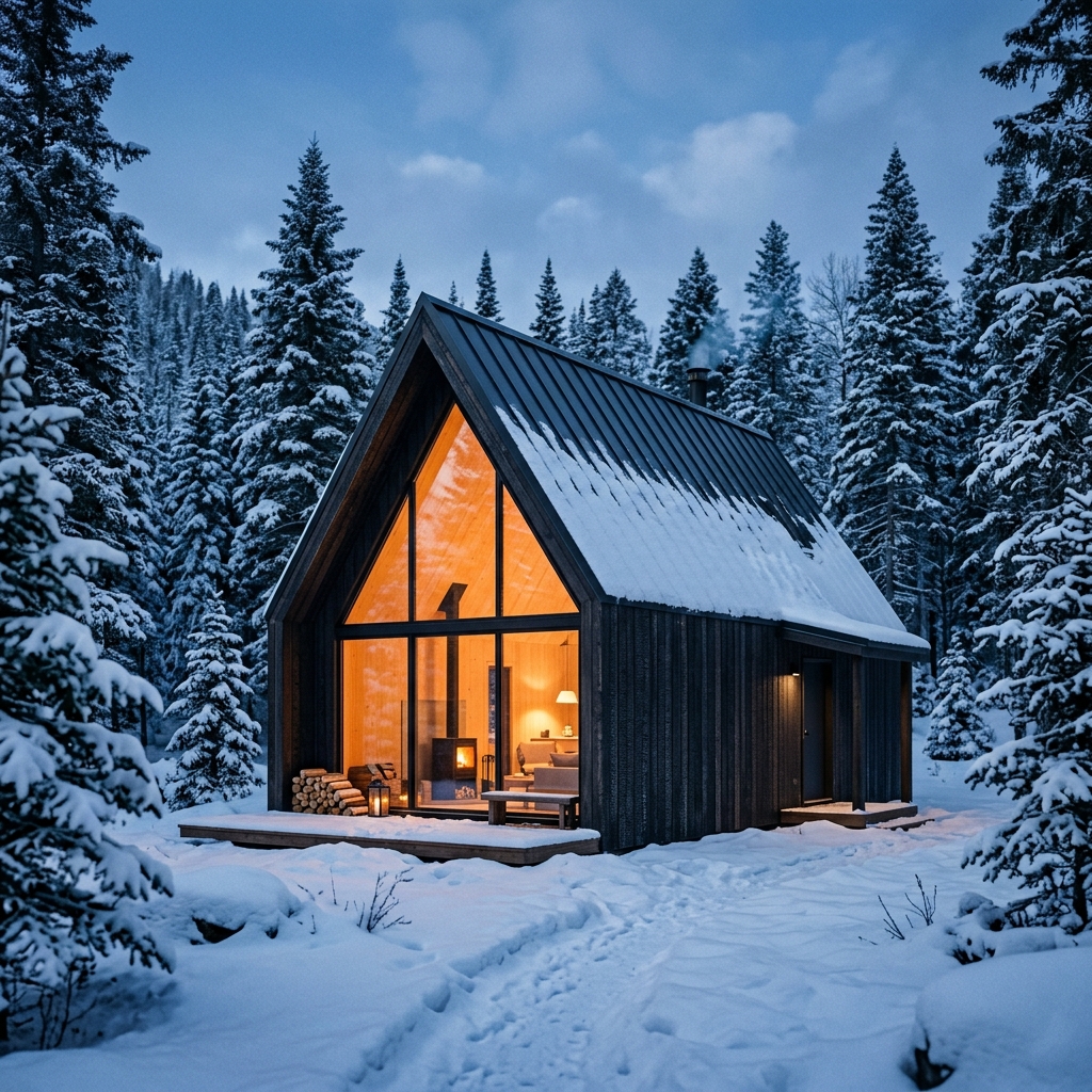 Alpine A-Frame Cabin