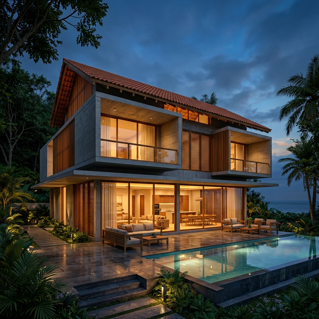 AI-generated architectural concept by Studio Aether