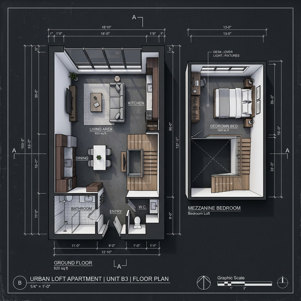 Urban Loft Floor Plan