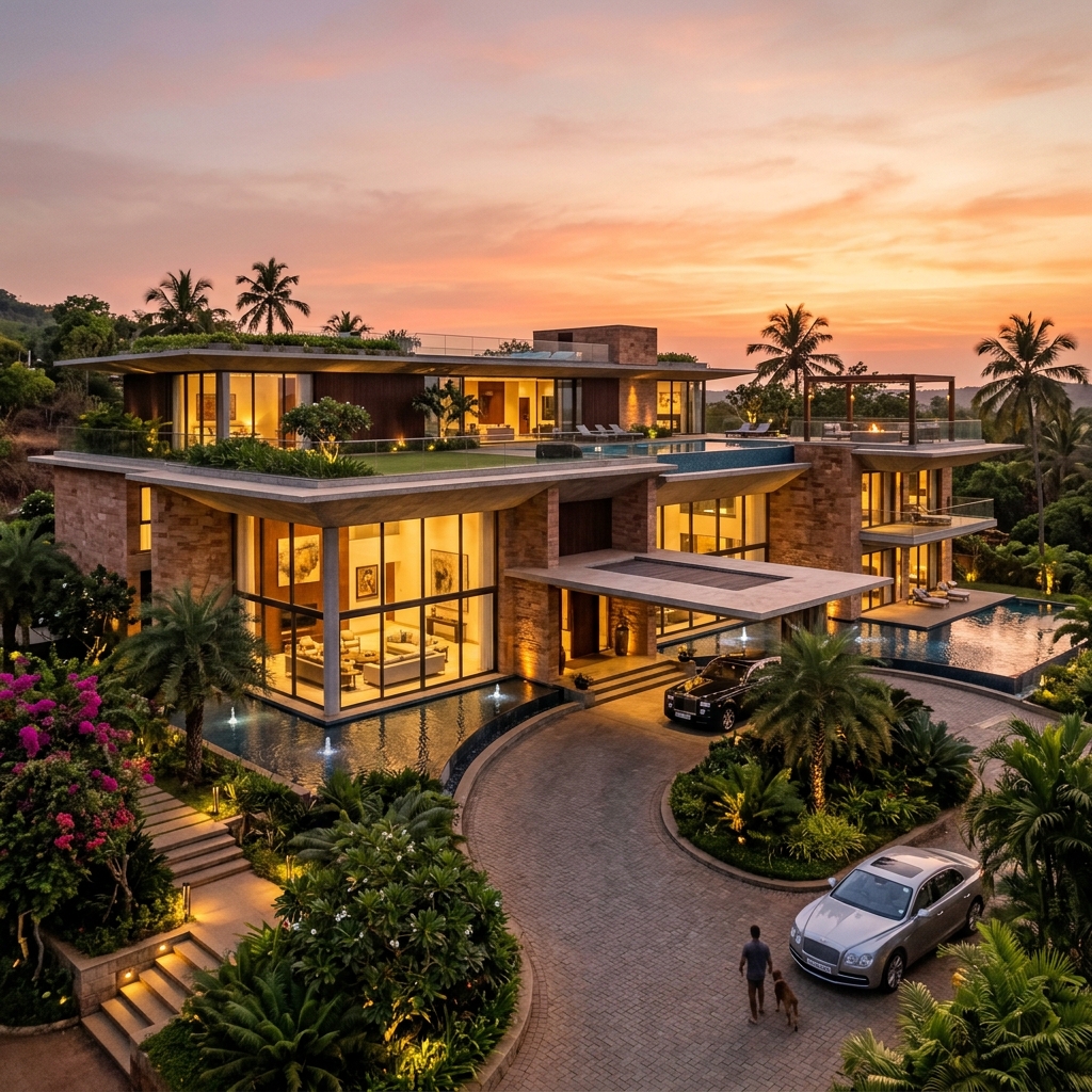 Sprawling Villa Exterior