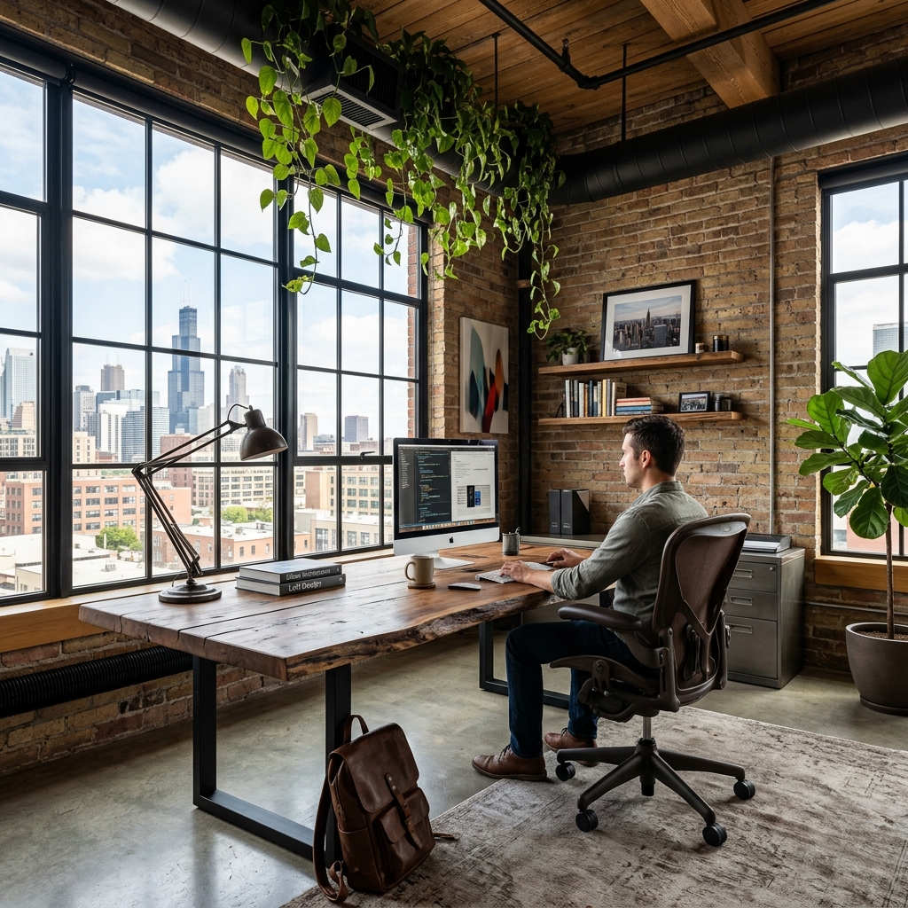 Urban Loft Home Office